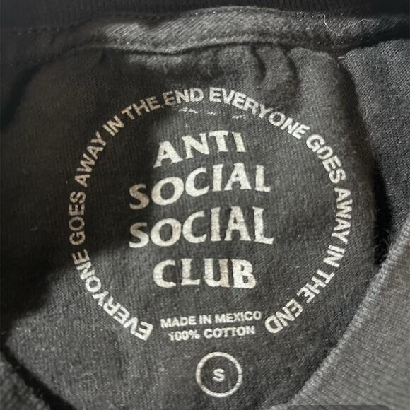 Anti social social club black - Picture 3 of 3